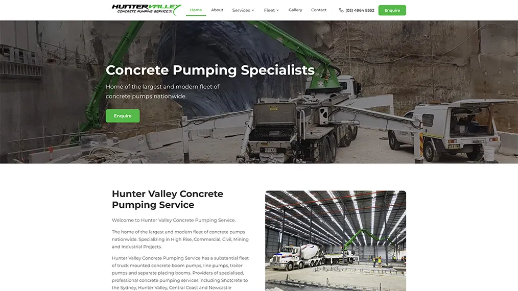 Hunter Valley Concrete Pumping Service
